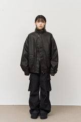 Landed Fur Leather Jacket
