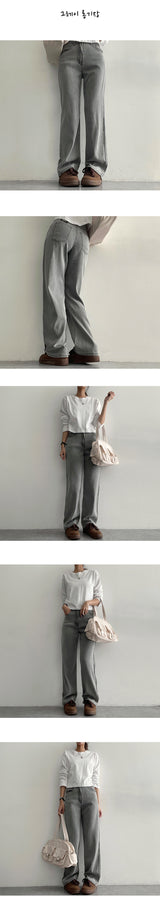 [Basic, Long/S~2XL] [Summer long pants!] Povensemi wide denim pants