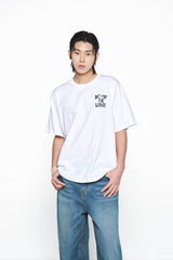 25SS インクスタンプロゴショートスリーブTシャツ ホワイト