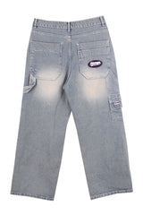 No.1133 engineer detail embro denim PT