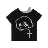 ロザリーノワールTシャツ (BLACK) F25QB111