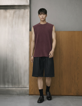 Washed Vintage Wide-Shoulder Tank