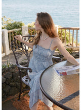Adeline Dress Sky Blue