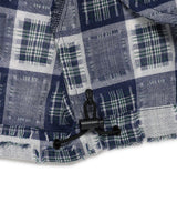 HOODED CHECK WIND BREAKER MULTI(CV2GSUB960A)
