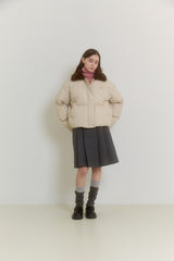 SNOW FALL MIDI SKIRT