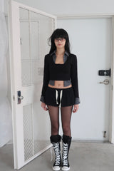 BLOOMERS MICRO SHORTS [BLACK]