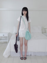 2-WAY ROUND BAG (DOT GREY)