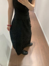 フリル刺繍レイヤードスカート (2color)