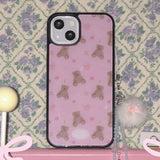 [MADE] vintage bear case (pink)