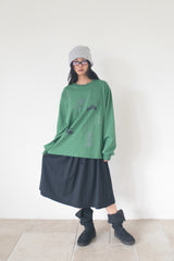 JUMP LONG SLEEVE T (GRASS GREEN)