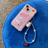 [MADE]Snow White-Pink Card-Tank Jell-Hard Phonecase