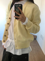 Soft V-Neck Cardigan (1 Colors)