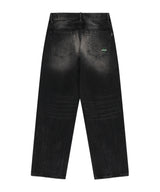 クローバーウォッシングデニムパンツ Black