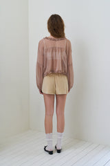 Terry comfort shorts_butter