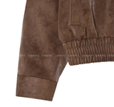 Bake Eco YKK Biker Leather Blouson Jacket