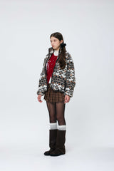 NORDEN FLEECE JACKET / BROWN