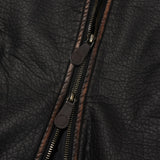 ALL Coyote Sealing Leather Bomber Jacket (2 colors)