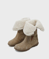 Mist 0035. Toggle Button Fur Boots - 2colors