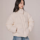 2ウェイウェロングパディングジャンパー (Ivory)