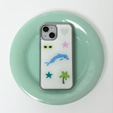 dolphin epoxy silver bumper case