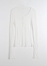 ベラボタンTシャツ