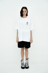 25SS TANNING OPANCHU USAGI BASIC LOGO SHORT SLEEVE T-SHIRT WHITE