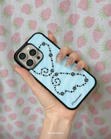 ギャルの翼ゼブラMagSafeガラススマホケース
