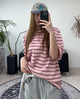 Aaron Multi-Stripe Collar Tee