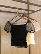 Mash Shirring Sleeveless T