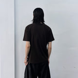 Vertical Texture Baggy t Shirt