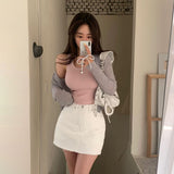[BELLIDE MADE] FRUIT LINEN CARDIGAN