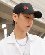 Chubasco Weed Red Rose Ballcap BCB015 Black