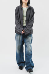 Junky Knitted Zip Up (3color)