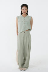 EDGE LOOP PANTS_MINT