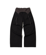 SLEEVELESS LAYERED PANTS