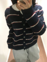 Multiple Stripe Cardigan (2color)