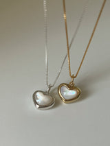 Loveholic necklace (silver)