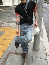 No.1705 E cago denim PT (3color)