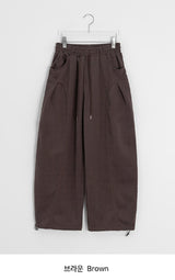 [unisex] Mihi Cut Wide Banding Pants