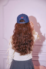 【Limited price】Collaboration Denim Logo Cap| NEO MIYU×LUVISTRUE     