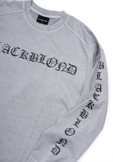 BBD クラッシュドフェイスピグメントロングtシャツ