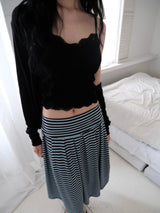 stripe pleats sk