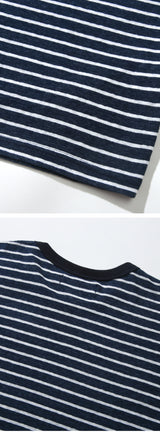 SURFER STRIPE LONG SLEEVE_NAVY