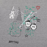 KIRSH X TOKYO シティアートワークTシャツ【グレー】
