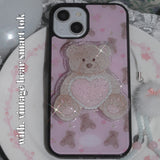 [MADE] vintage bear case (pink)