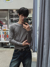 Kani Muscle Fit Rib Slim Tee