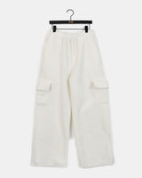 molz soft wool wide cargo pocket pants