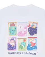 26SS スリーピング ラインフレンズ ショートスリーブTシャツ