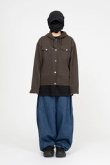Meto Washing Hooded Jacket