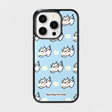 daisy cat pattern epoxy bumper case